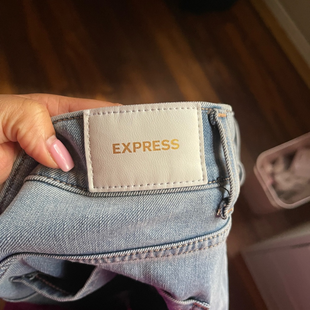 Express Slim Super High Rise Jeans